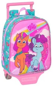 Trolley per la Scuola My Little Pony Magic Rosa Turchese 22 x 27 x 10 cm