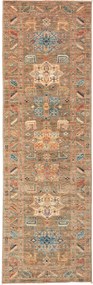 Kazak Tappeto orientale 260x80 Grigio (Pakistan) Annodato A Mano