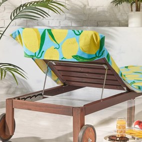 Telo mare in cotone 92x180 cm Lemons Lounger – Catherine Lansfield