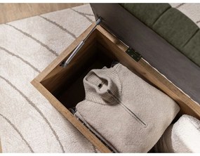 Panca in colore verde e naturale Oceane - Bobochic Paris