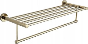 Mexen Remo mensola per asciugamani, oro - 7050720-50