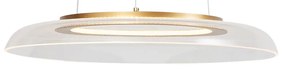 Lampada a sospensione di design oro e trasparente dimmerabile a 3 livelli - Scacrylic