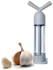Trade Shop - Pressa Trita Aglio Machine Cipolla A Torchietto Contenitore Sminuzza Garlic