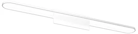 Applique Moderna Circuit Metallo Bianco Diffusore Bianco Led 24W Naturale 80Cm
