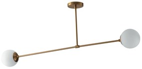 Lampadario Sospensione Themys Class Colore Ottone 28W  Mis 120 x 170 cm