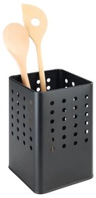 WENKO 54017100 - Portaposate SILIO 11,5 x 16,5 cm nero