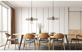 Lampadario a sospensione con filo FALCO 1xE27/60W/230V diametro 40 cm beige