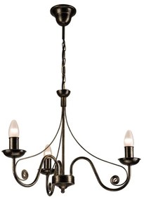 Lampadario a sospensione con catena DONATO 3xE14/40W/230V