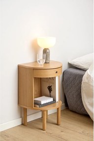 Comodino colore naturale chiaro con effetto rovere Paron – Actona