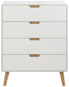 Cassettiera bianca 80x100x40 cm Lowell - Actona