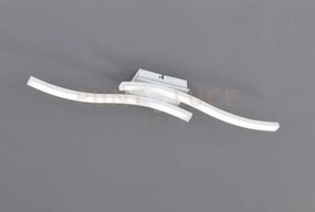 Route plafoniera led 10w 1200lm, 4000k 2 bacchette ondulate bianca ...