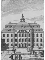 Sandberg Carta da parati panoramica Löfstad Slott - Graphite