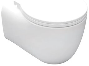 Vaso WC sospeso ergo, sedile escluso P 51 x L 36.5 cm bianco