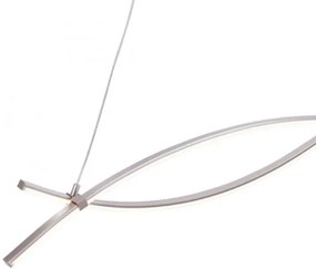 JUST LIGHT. 15382-55 - Lampadario LED a sospensione con filo MAJA 2xLED/8,4W/230V cromo