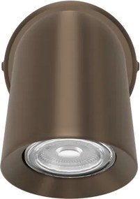 Eglo 901948 - Faretto da parete CAMALDOLI 1xGU10/5W/230V bronzo