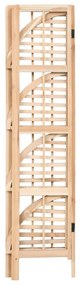 Scaffale angolare in legno di cedro 27x27x110 cm