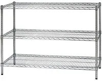 Archimede scaffale metallico scaffale 3 ripiani cm 46 x 121 x h. 90 cucina bagno garage cabina armadio