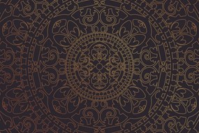 Carta da parati – Ornamento orientale dorato