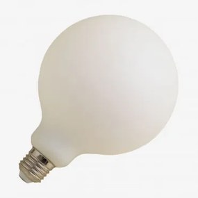 Lampadina LED E27 G125 10W Opale Bianco Caldo 2800K - Sklum