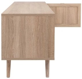 Mobile Porta TV 150 Cm 2 Ante Effetto Vimini Bali 56A