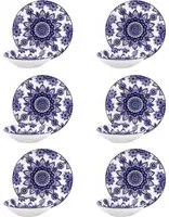 Servizio 12 piatti porcellana Celestial blu
