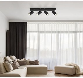 Globo 57911-4B - Faretto ROBBY 4xGU10/35W/230V nero