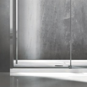 Doccia nicchia 120cm scorrevole vetro 8mm altezza 200h | KSA4000 - KAMALU