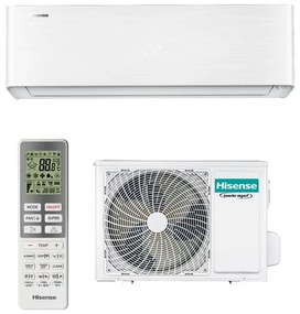 Condizionatore a muro monosplit inverter HISENSE ENERGY PRO X 8.8712 BTU classe raffreddamento A+++, classe di riscaldamento A+++, bianco