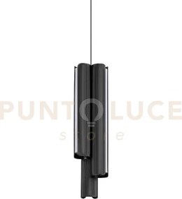 Dorica lampadario a sospensione 9,5cm led 3000k 27w  2950 lm nero c...