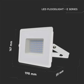 Riflettore LED LED/50W/230V 6500K IP65 bianco