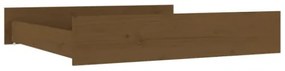 Cassetti per Letto 2 pz in Legno Massello di Pino Miele