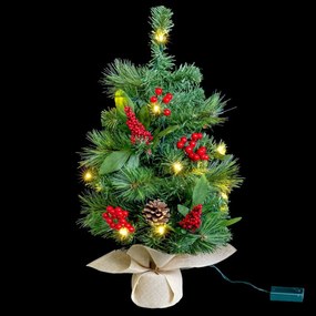 Albero di Natale Multicolore PVC Metallo 30 x 30 x 60 cm