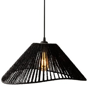 MAXLIGHT P0579 - Lampadario a sospensione con filo AMALFI 1xE27/15W/230V diametro 45 cm nero