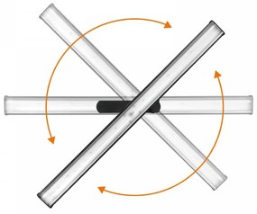 Lampada LED Lineare 34W,Trifase,60cm, simm. 2x45° con driver Philips Colore Bianco Variabile CCT