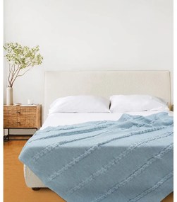Copriletto blu 200x220 cm Trenza – Oyo Concept
