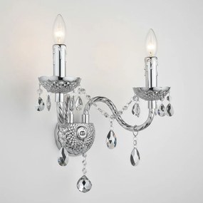 Lampada da parete EBT019-2W Chrome