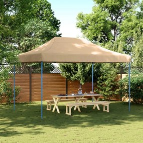 Tenda Da Festa Pieghevole Pop-up Beige 410x279x315 Cm /