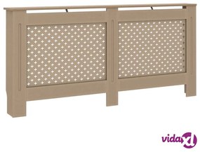 vidaXL Copertura per Radiatore 172x19x81,5 cm in MDF
