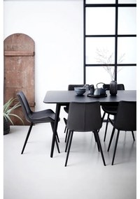 Sedia da pranzo in similpelle nera DAN-FORM Danimarca Hype - DAN-FORM Denmark