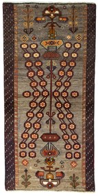 Gabbeh Tappeto 80x160 Beige (Iran) Annodato A Mano