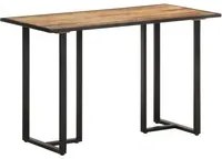 Tavolo da Pranzo 120 cm in Legno Massello di Mango Grezzo 320689