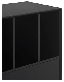 Cassettiera nera 166x98x45 cm Platt – Teulat
