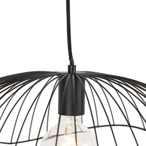 Lampada a sospensione di design nera 50 cm - Pua