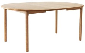 Tavolo da pranzo rotondo pieghevole in rovere naturale ø 120 cm Noor - Hammel Furniture