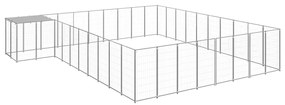 Gabbia Per Cani Argento 25,41 M² İn Acciaio /