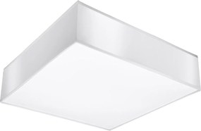 Plafoniera Quadrata da Soffitto in PVC 2xE27 HORUS 35 White da interno