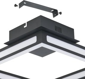 Eglo 99787 - Plafoniera LED ALTAFLOR LED/11,2W/230V nero