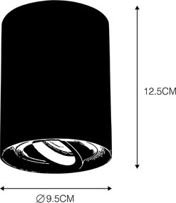 Faretto di design intelligente oro incl. Sorgente luminosa GU10 WiFi - Rondoo Up