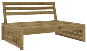 Set Salotto da Giardino 5 pz in Legno Impregnato di Pino