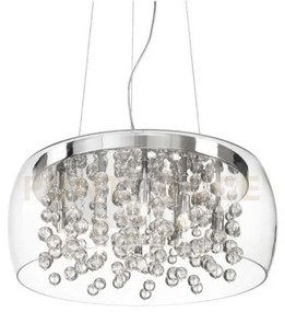 Audi-80 lampadario a sospensione in vetro trasparente con sfere di ...